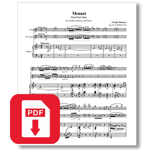 Debussy Menuet